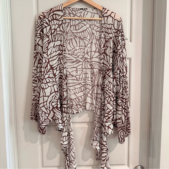 Young Fabulous and Broke Kimono Wrap Cover Up Size Small - Picture 6 of 8